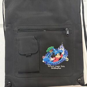 Black Drawstring Bag